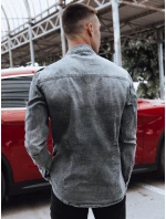 Pánská šedá košile Dstreet model 21977369 - FashionStreet