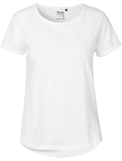 O Dámské bio tričko s ohrnutými rukávy white model 22505538 - Neutral O Dámské bio tričko s ohrnutými rukávy white model 22505538 - Neutral