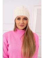 Dámská čepice Danuta K331 dark ecru Dámská čepice Danuta K331 dark ecru