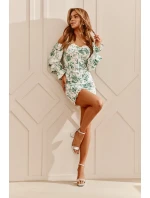 Moderní zamszové sandálky na čtvercovém podpatku stříbrné Merila Moderní zamszové sandálky na čtvercovém podpatku stříbrné Merila