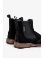 Semišové Pánské Kotníkové Boty Big Star model 21671586 Černé - Big Star Shoes