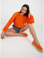 Sweter BA SW 9008.35P pomarańczowy