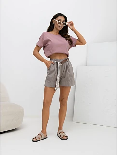 IT SN šortky FL10552SPL.49 tmavě lila