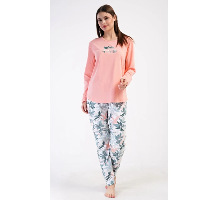 Dámské pyžamo dlouhé model 21154956 - Vienetta Dámské pyžamo dlouhé model 21154956 - Vienetta