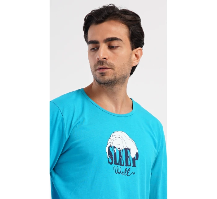 Pánské pyžamo dlouhé model 21775341 - Vienetta MAN