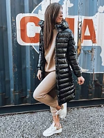 Dámská prošívaná zimní bunda LESSI černá FashionStreet TY3353