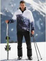 Pánská zimní lyžařská bunda tmavě modrá Dstreet TX5125