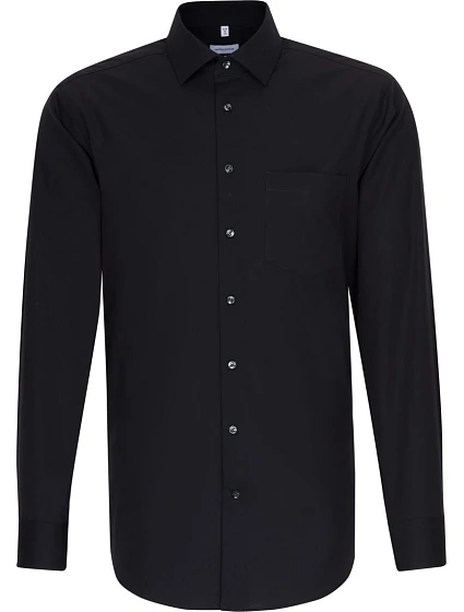 Seidensticker Shirt Regular LSL Košile s dlouhým rukávem 78.3000 black Seidensticker Shirt Regular LSL Košile s dlouhým rukávem 78.3000 black