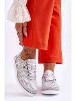 Módní kožená sportovní obuv model 21615746 - S.Barski Módní kožená sportovní obuv model 21615746 - S.Barski