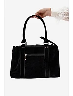 Velká kabelka z imitace semiše Černá model 22220953 - Flora&Co Velká kabelka z imitace semiše Černá model 22220953 - Flora&Co