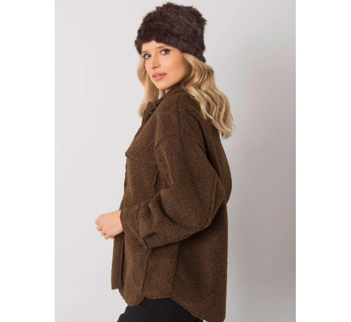 Dámská čepice AT CZ 16801 tmavě hnědá Dámská čepice AT CZ 16801 tmavě hnědá