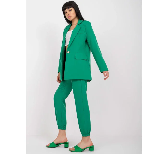 Dámský kabát DHJ MA model 17265650 světle zelený - FPrice Dámský kabát DHJ MA model 17265650 světle zelený - FPrice