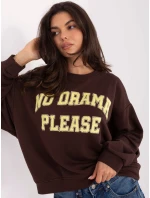 Bluza IT BL model 21365538 ciemny brązowy - FPrice