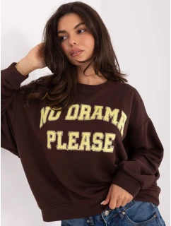 Bluza IT BL model 21365538 ciemny brązowy - FPrice