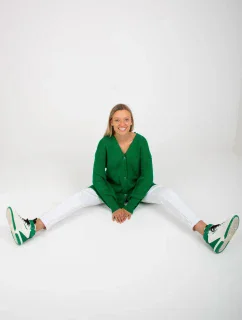 Dámský svetr LC SW model 17650086 zelený - FPrice