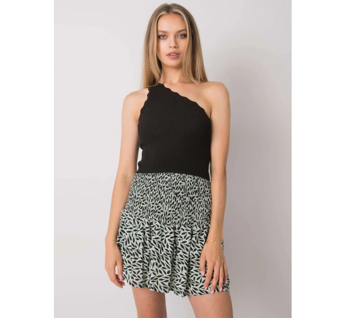 Sukně RO SD 2511 4.18P černá a zelená Sukně RO SD 2511 4.18P černá a zelená