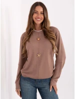 Bluza RV BL model 21717667 ciemny bezowy - FPrice Bluza RV BL model 21717667 ciemny bezowy - FPrice