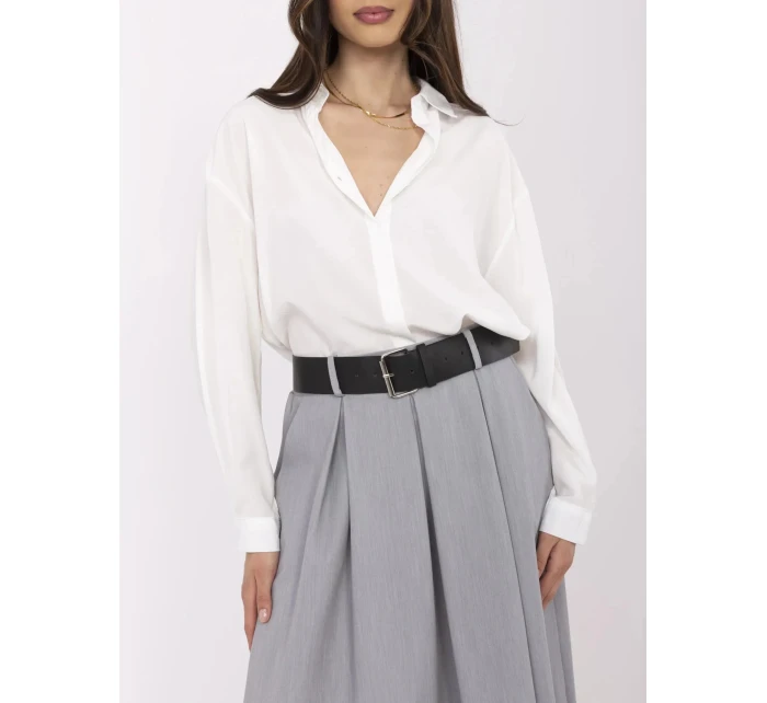 Dámská dlouhá sukně MI SD 88653.89 Šedá - FPrice