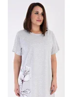Dámská noční košile s krátkým rukávem model 18728710 - Vienetta Dámská noční košile s krátkým rukávem model 18728710 - Vienetta