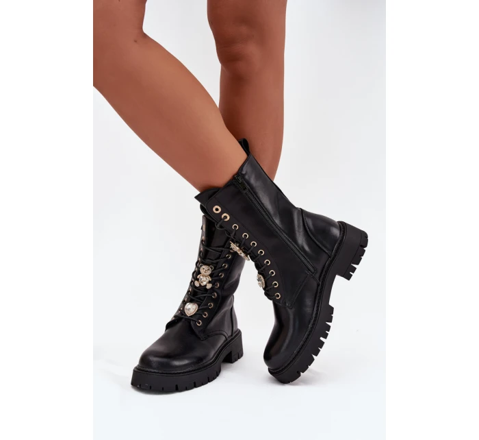 Šněrovací vyšší model 217721 Step in style