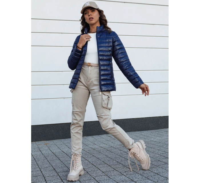 Dámská péřová bunda navy blue Dstreet model 21978719 - FashionStreet Dámská péřová bunda navy blue Dstreet model 21978719 - FashionStreet