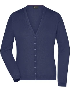Daiber JN 660 Dámský pletený cardigan s výstřihem do V 02.0660 navy