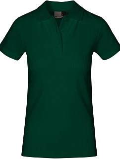 Dámské piqué polo "Superior" 40. forest model 22440660 - Promodoro