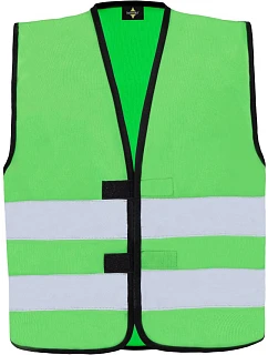 Korntex KW – Aarhus Dětská bezpečnostní vesta 76.KW01 neon green