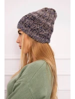 Fleecová čepice Melisa K241 navy model 18750533 - K-Fashion Fleecová čepice Melisa K241 navy model 18750533 - K-Fashion