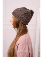 Dámská čepice Nastia K373 mocca Dámská čepice Nastia K373 mocca