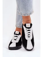 Dámské Kožené Sportovní Boty model 21690049 Černé - Laura Messi Dámské Kožené Sportovní Boty model 21690049 Černé - Laura Messi