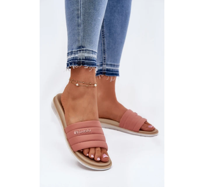 Dámské pantofle model 21698030 Růžové - Inblu