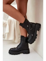 Dámské Pracovní Boty S Ozdobami Zateplené Černé Lunea Dámské Pracovní Boty S Ozdobami Zateplené Černé Lunea