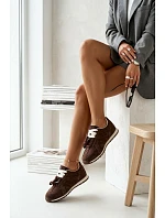 Kožené tenisky Vinceza Dámské 86427 Čokoládové Kožené tenisky Vinceza Dámské 86427 Čokoládové