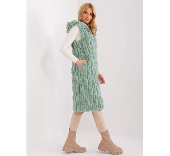 Kamizelka AT KZ pistacjowy model 19367688 - FPrice Kamizelka AT KZ pistacjowy model 19367688 - FPrice