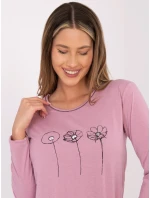 Pyžamo DU PI FP 003.99P tmavě růžové