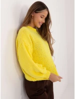 Sweter MI SW model 21799685 żółty - FPrice Sweter MI SW model 21799685 żółty - FPrice