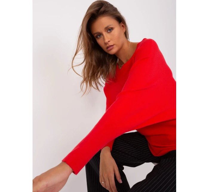 Sweter PM SW PM model 18975353 czerwony - FPrice Sweter PM SW PM model 18975353 czerwony - FPrice