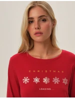 Dámské pyžamo Červená model 20468954 - HENDERSON LADIES Dámské pyžamo Červená model 20468954 - HENDERSON LADIES