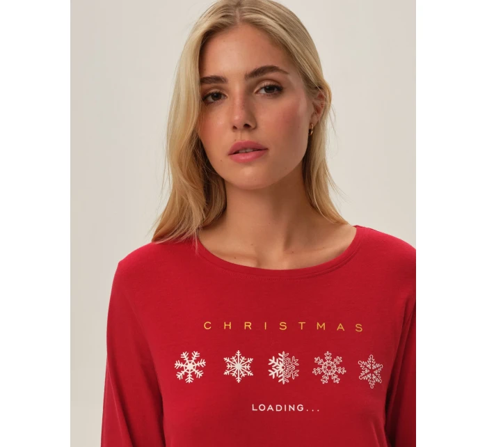 Dámské pyžamo Červená model 20468954 - HENDERSON LADIES Dámské pyžamo Červená model 20468954 - HENDERSON LADIES