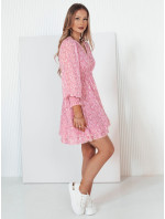 SPINESA růžové mini šaty Dstreet EY2450