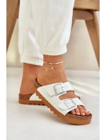 Klasické dámské pantofle Big Star – bílé Klasické dámské pantofle Big Star – bílé