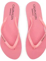 Dámské žabky KW0KW00397 růžová - Calvin Klein