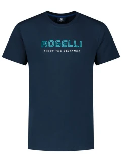 Rogelli pánské tričko LOGO navy blue L