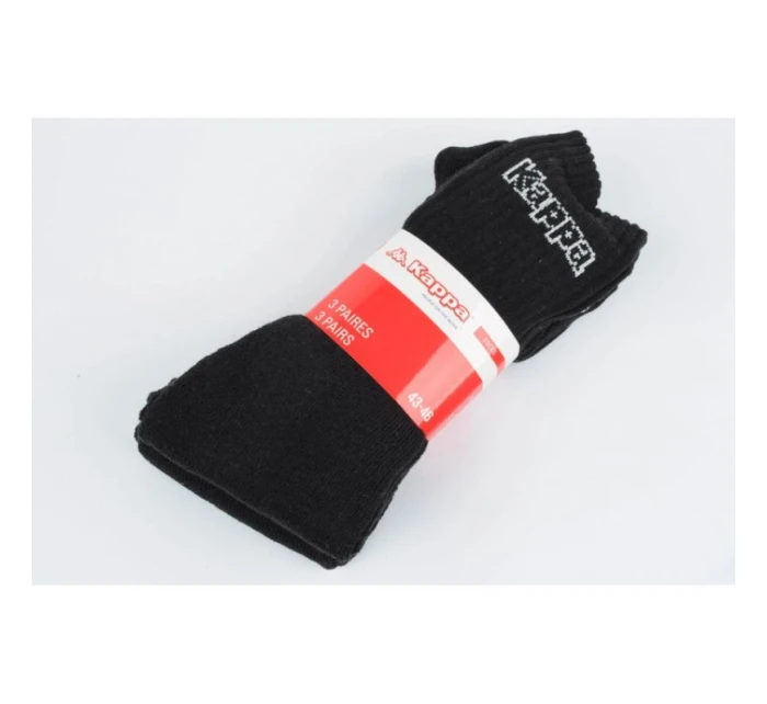 Dlouhé ponožky 34113IW 901 černé - Kappa Dlouhé ponožky 34113IW 901 černé - Kappa