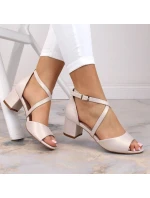 Sandály na podpatku Sergio Leone W SK367C