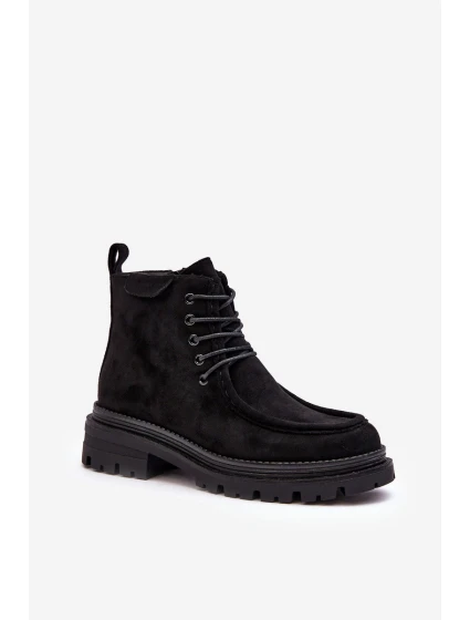 Dámské Boty na Zip Černé model 21636194 - Boto