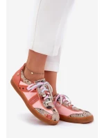 Dámské Kožené Tenisky Maciejka 06840-18 Oranžové