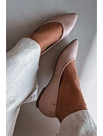 Růžové baleríny z eko kůže model 22091903 - Boto