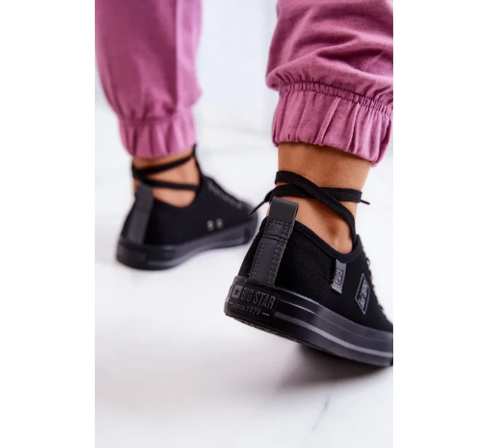 Dámské klasické tenisky Big Star - černé Dámské klasické tenisky Big Star - černé